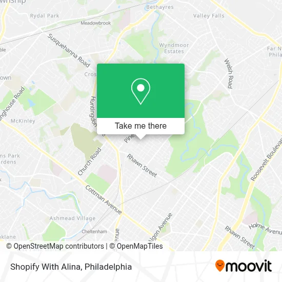 Shopify With Alina map
