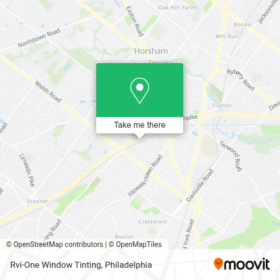 Rvi-One Window Tinting map