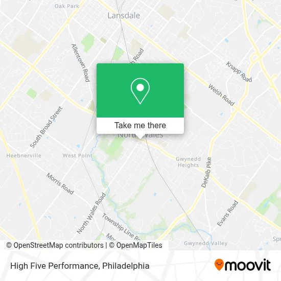 High Five Performance map