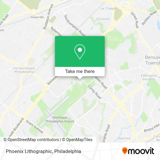 Phoenix Lithographic map