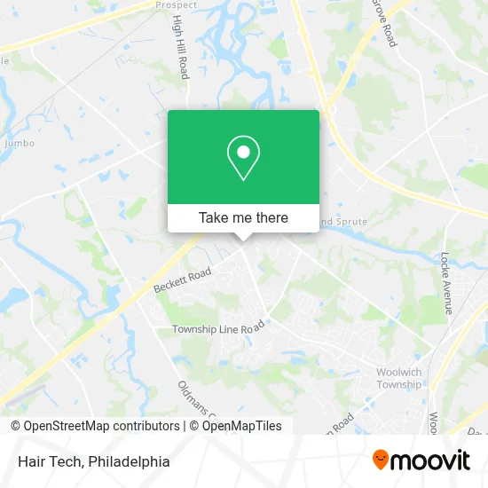 Hair Tech map