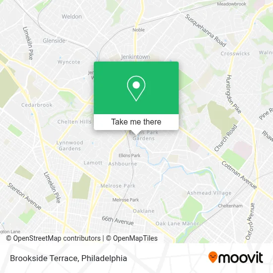 Brookside Terrace map
