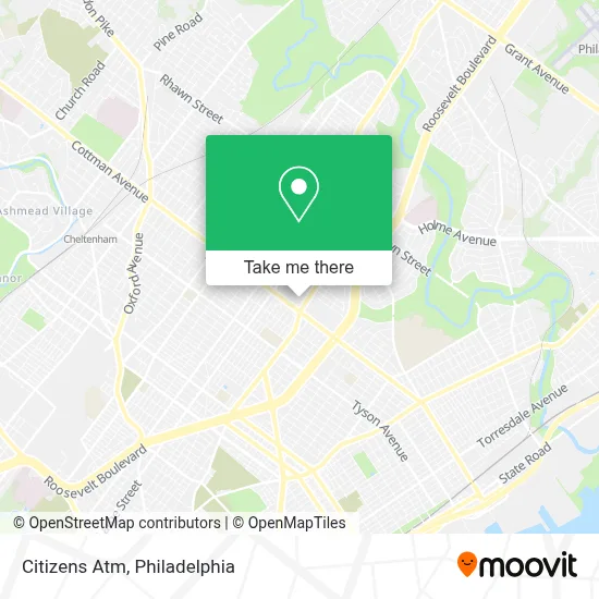 Citizens Atm map