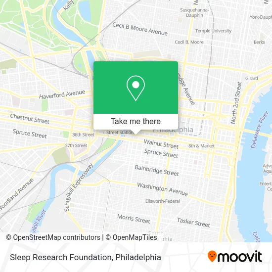 Sleep Research Foundation map