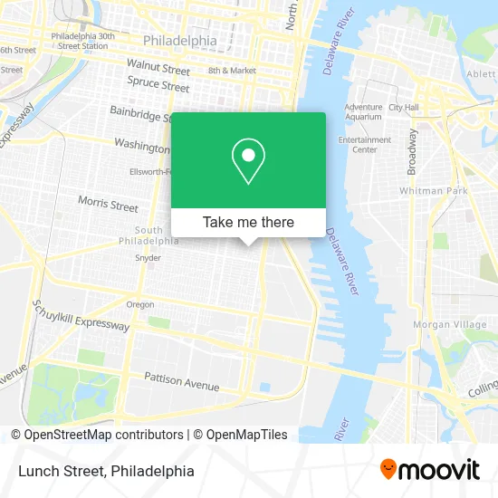 Lunch Street map