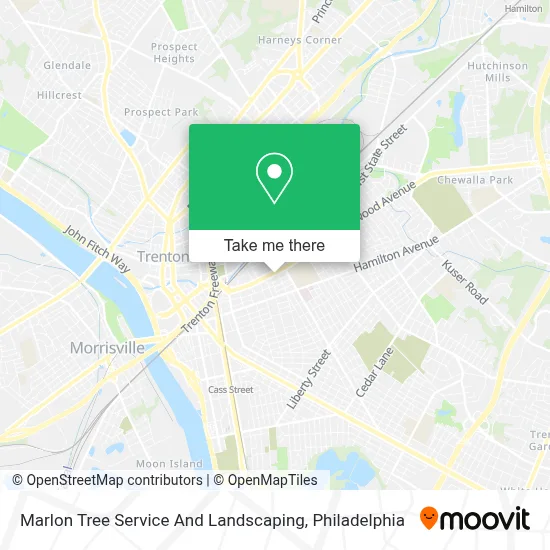 Marlon Tree Service And Landscaping map