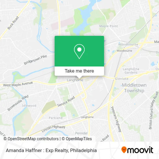 Amanda Haffner : Exp Realty map