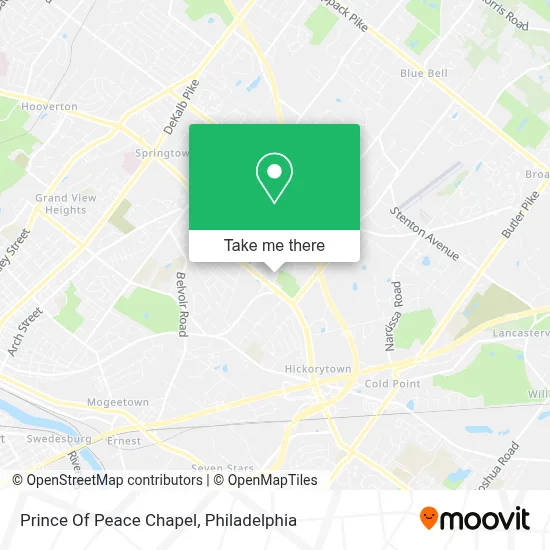 Prince Of Peace Chapel map