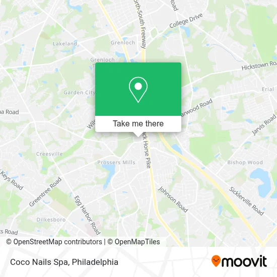 Coco Nails Spa map