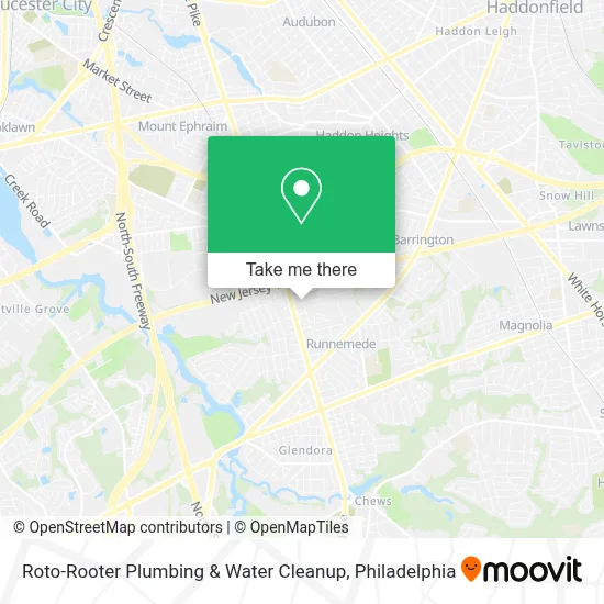 Roto-Rooter Plumbing & Water Cleanup map