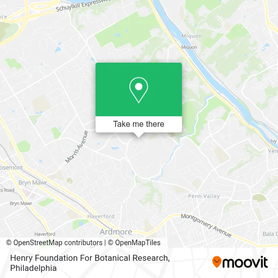 Henry Foundation For Botanical Research map