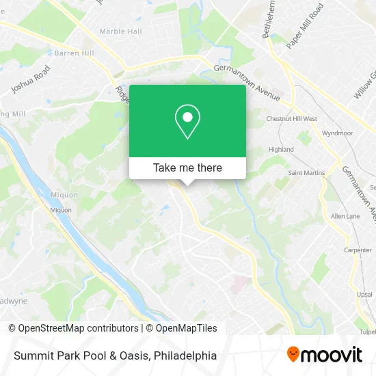 Summit Park Pool & Oasis map