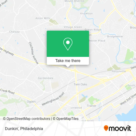 Dunkin' map