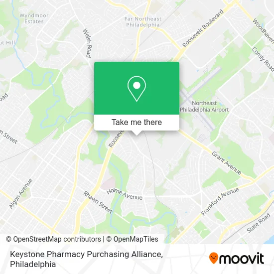 Keystone Pharmacy Purchasing Alliance map