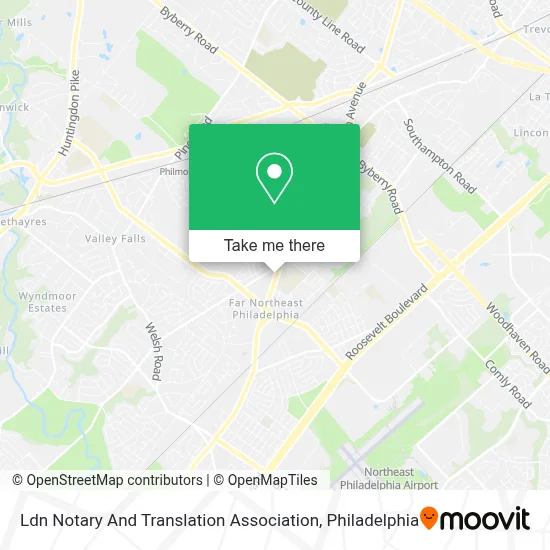 Ldn Notary And Translation Association map