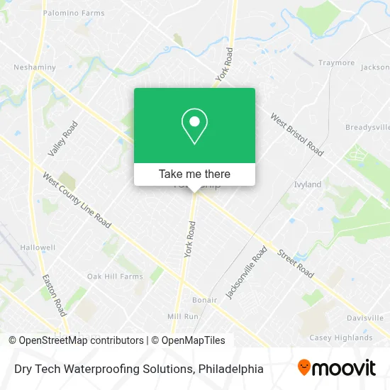 Dry Tech Waterproofing Solutions map
