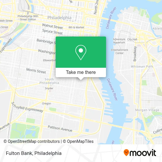 Fulton Bank map