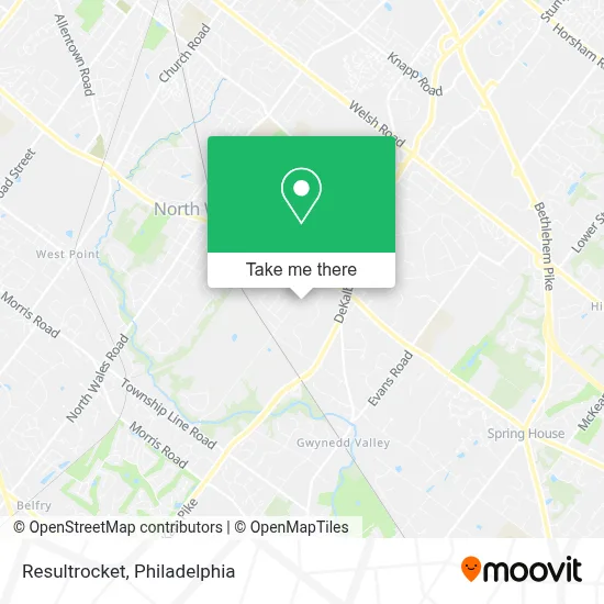 Resultrocket map