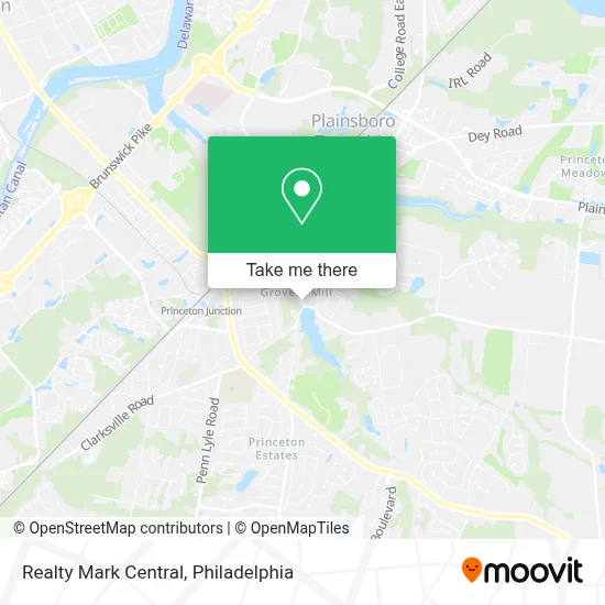 Realty Mark Central map