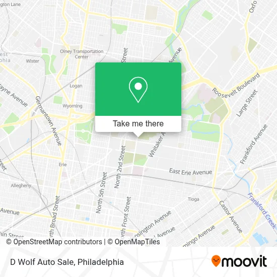 D Wolf Auto Sale map