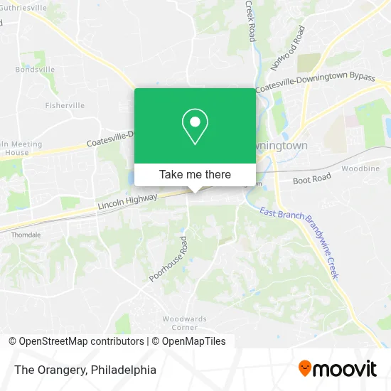 The Orangery map
