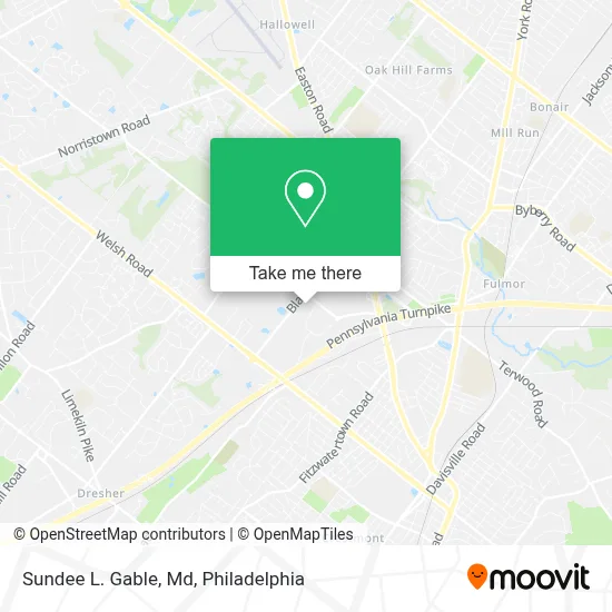 Sundee L. Gable, Md map