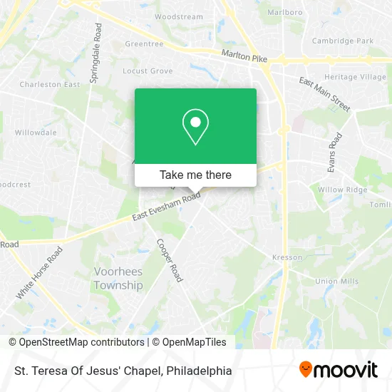 St. Teresa Of Jesus' Chapel map