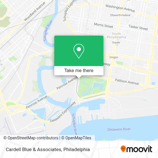 Cardell Blue & Associates map