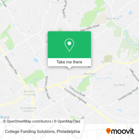 College Funding Solutions map