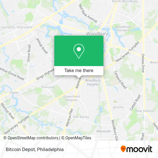 Bitcoin Depot map