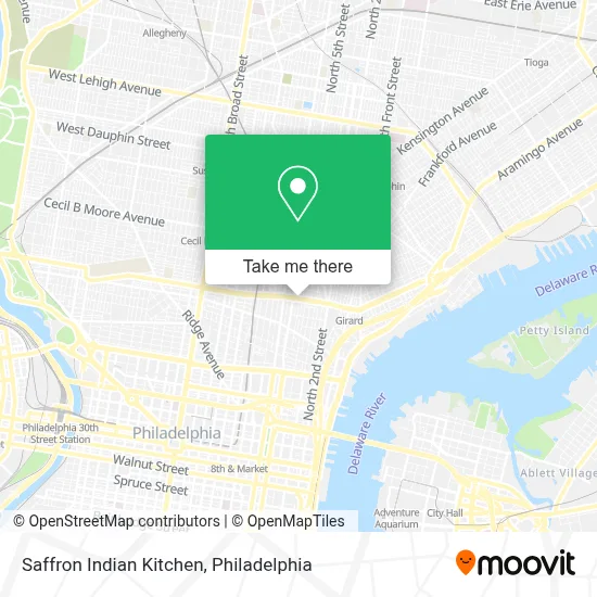 Saffron Indian Kitchen map