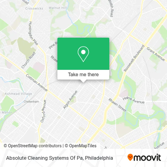 Absolute Cleaning Systems Of Pa map
