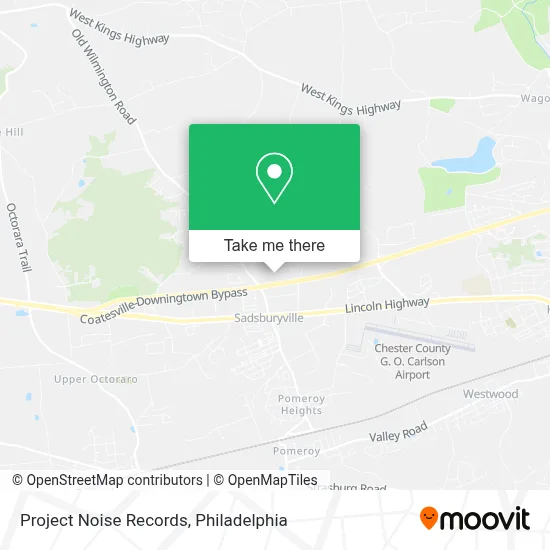 Project Noise Records map