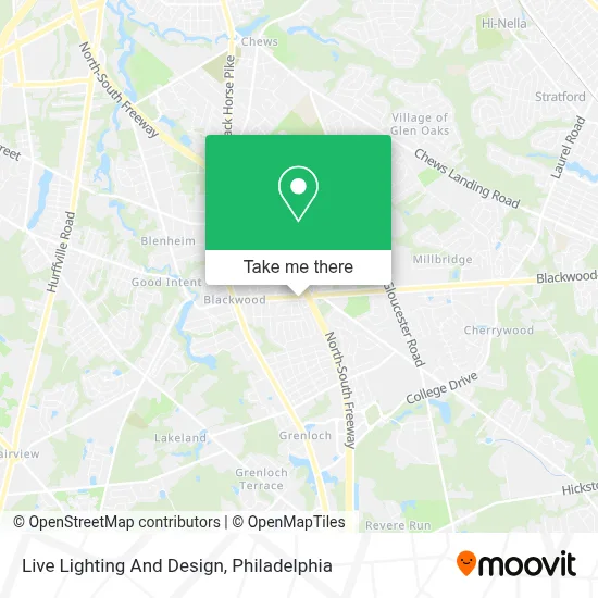 Live Lighting And Design map