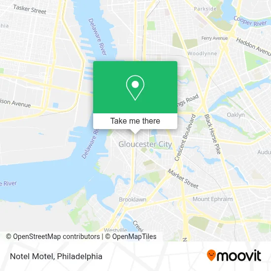 Notel Motel map