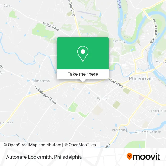 Autosafe Locksmith map