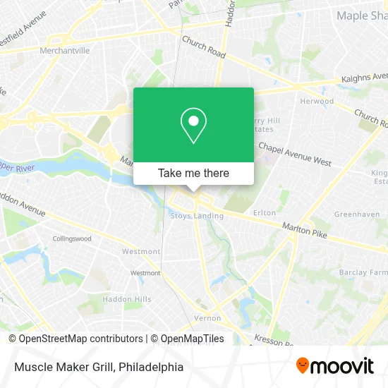 Muscle Maker Grill map
