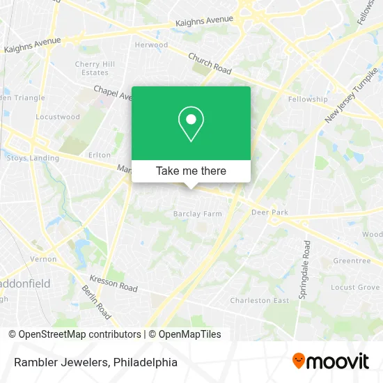 Rambler Jewelers map