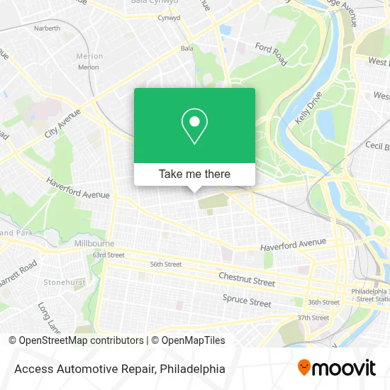 Access Automotive Repair map