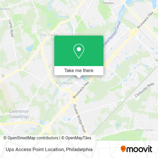 Ups Access Point Location map