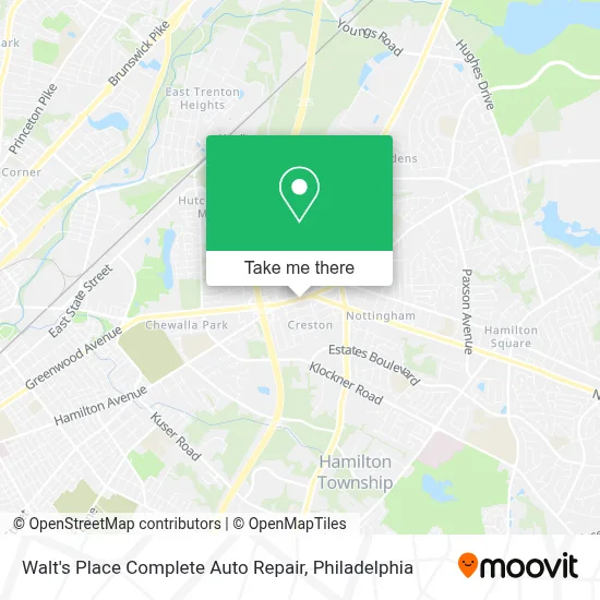 Walt's Place Complete Auto Repair map