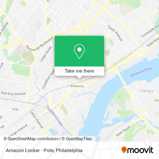 Amazon Locker - Pote map
