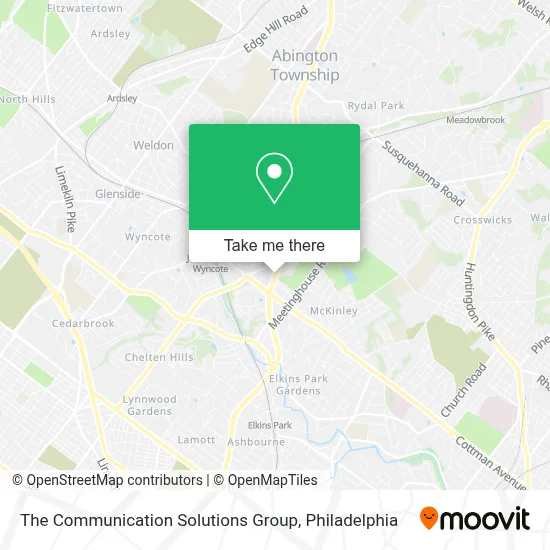 The Communication Solutions Group map
