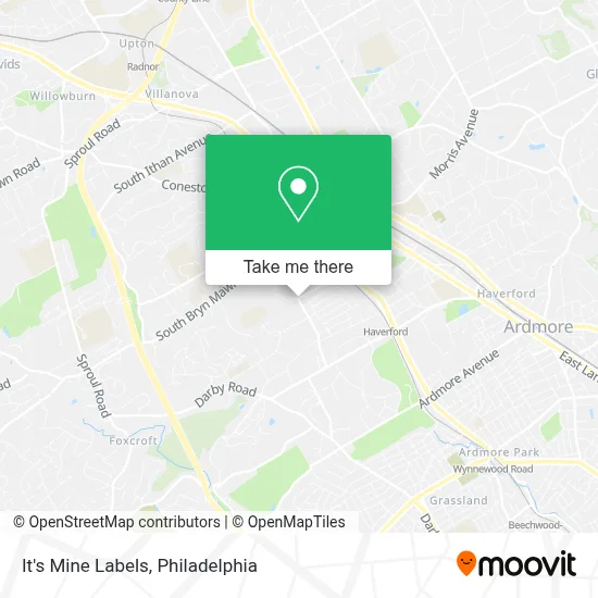 It's Mine Labels map