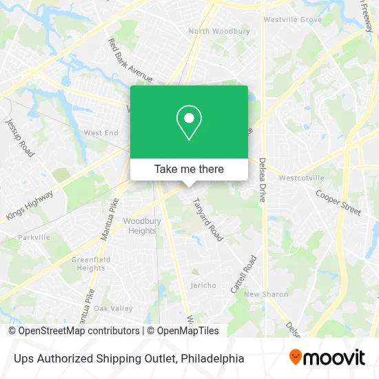 Ups Authorized Shipping Outlet map