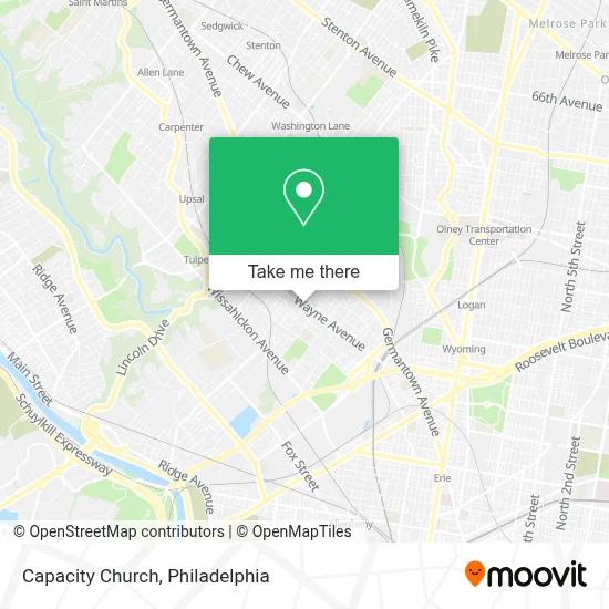 Capacity Church map