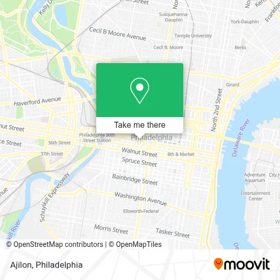 Ajilon map