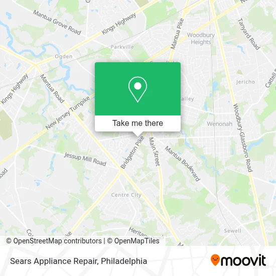 Sears Appliance Repair map
