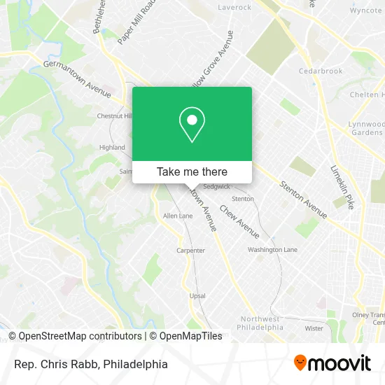 Rep. Chris Rabb map