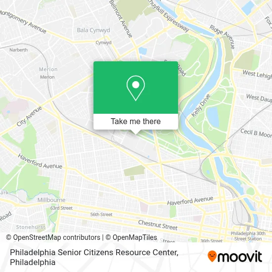 Philadelphia Senior Citizens Resource Center map